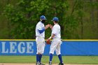 Baseball vs CGA  Wheaton College Baseball vs Coast Guard Academy during game one of the NEWMAC semi-finals playoffs. - (Photo by Keith Nordstrom) : Wheaton, baseball, NEWMAC